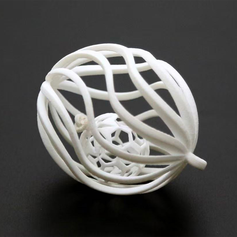 Servicio de impresión 3D de nailon blanco